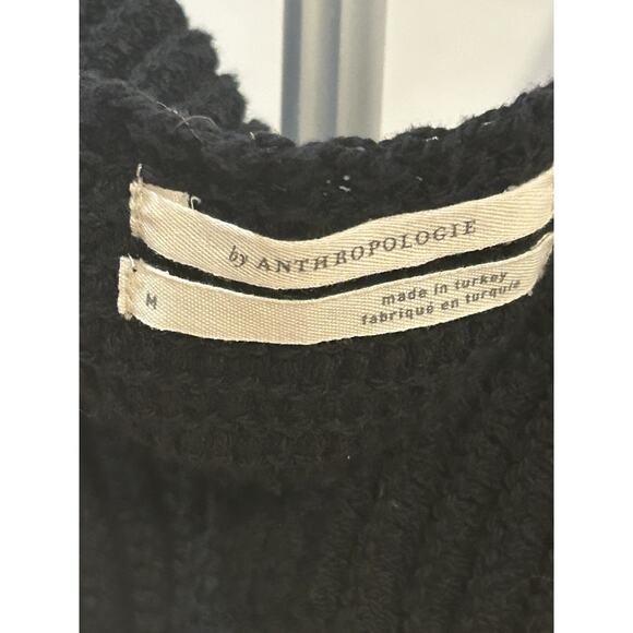 NWT Anthropologie Women's Black Crochet Top Size M - Picture 4 of 6